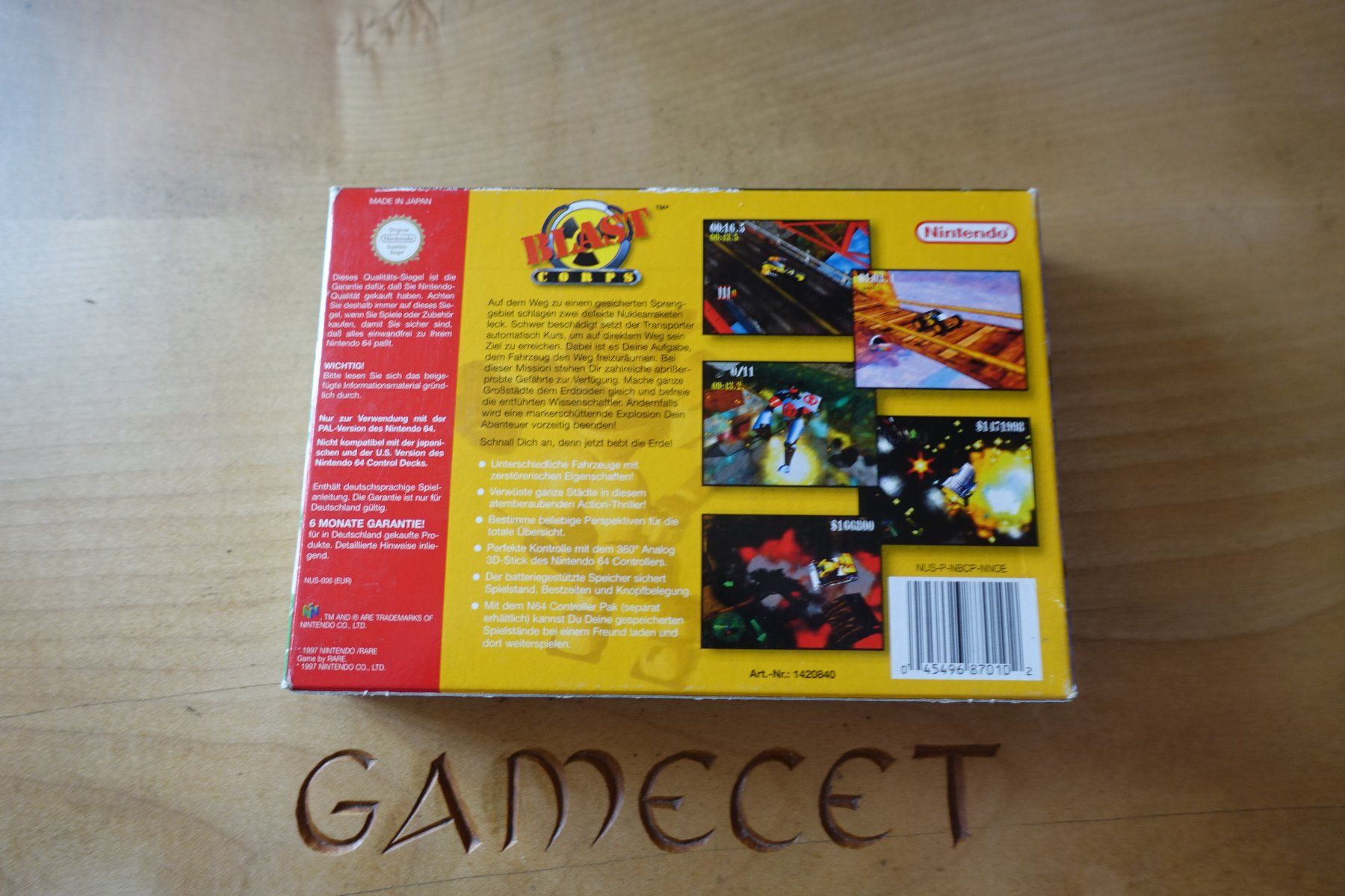 Nintendo Spiele: Blast Corps – Gebraucht aus Steinach von Gamecet 5