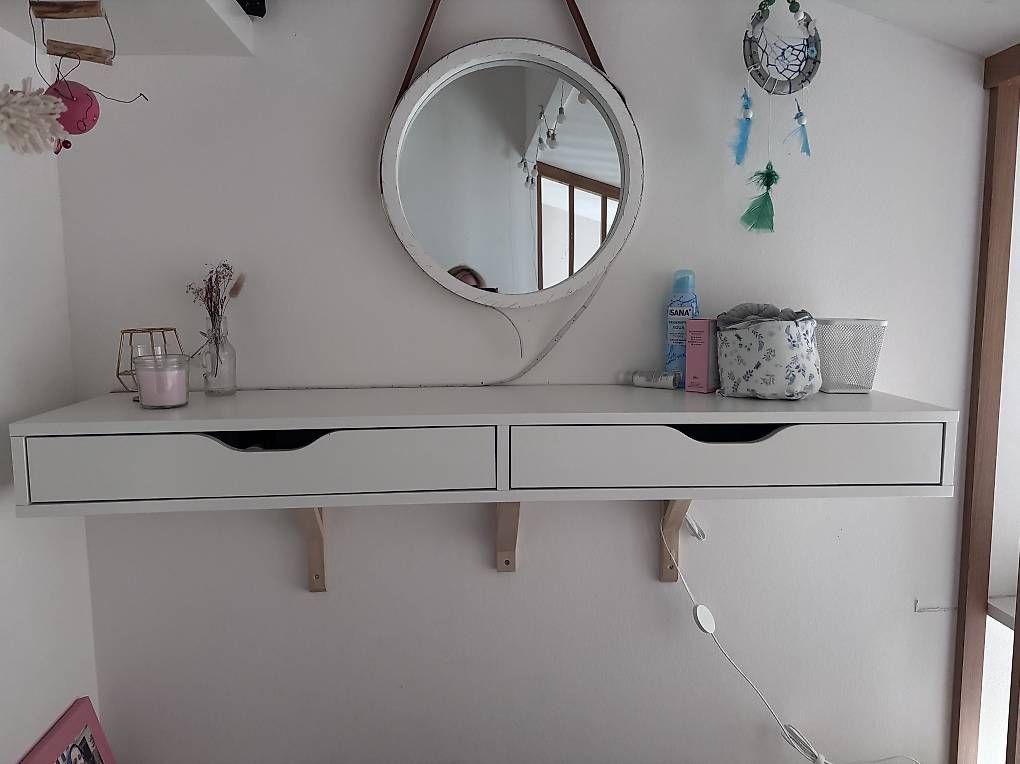 Tavoli da trucco: Ikea Alex Wandregal / Schminktisch – Usato da Abtwil AG venduto da Nieschen