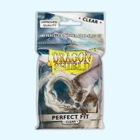 Dragon Shield - Perfect Fit - 100 Sleeves - Clear