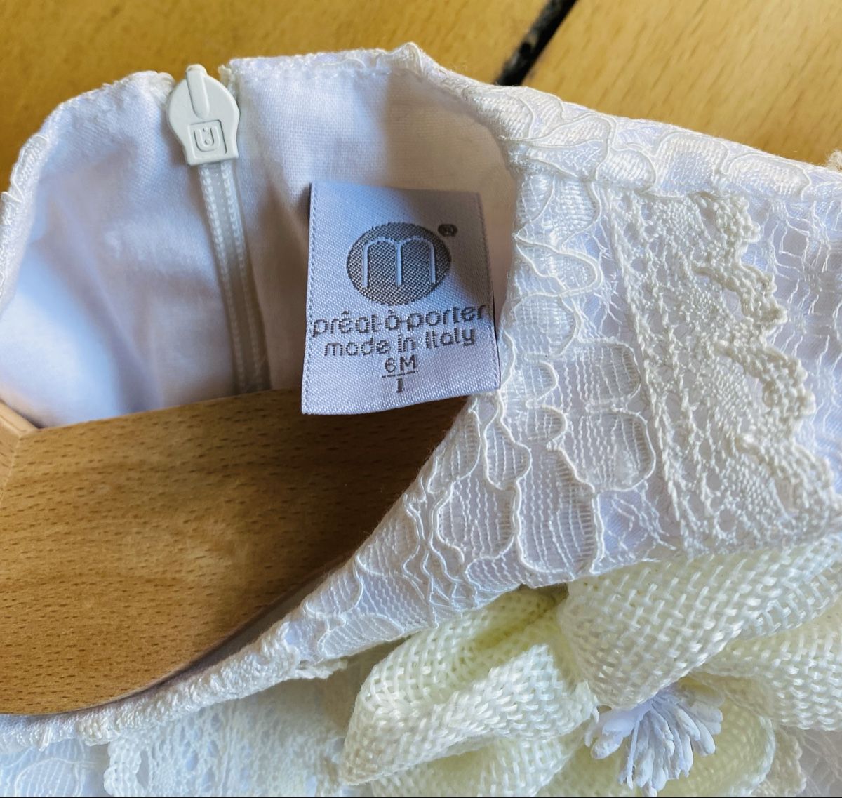 Vestiti & Gonne: Taufkleid Weiss Spitzen aus Paris – Usato da Zürich venduto da petitedame 3
