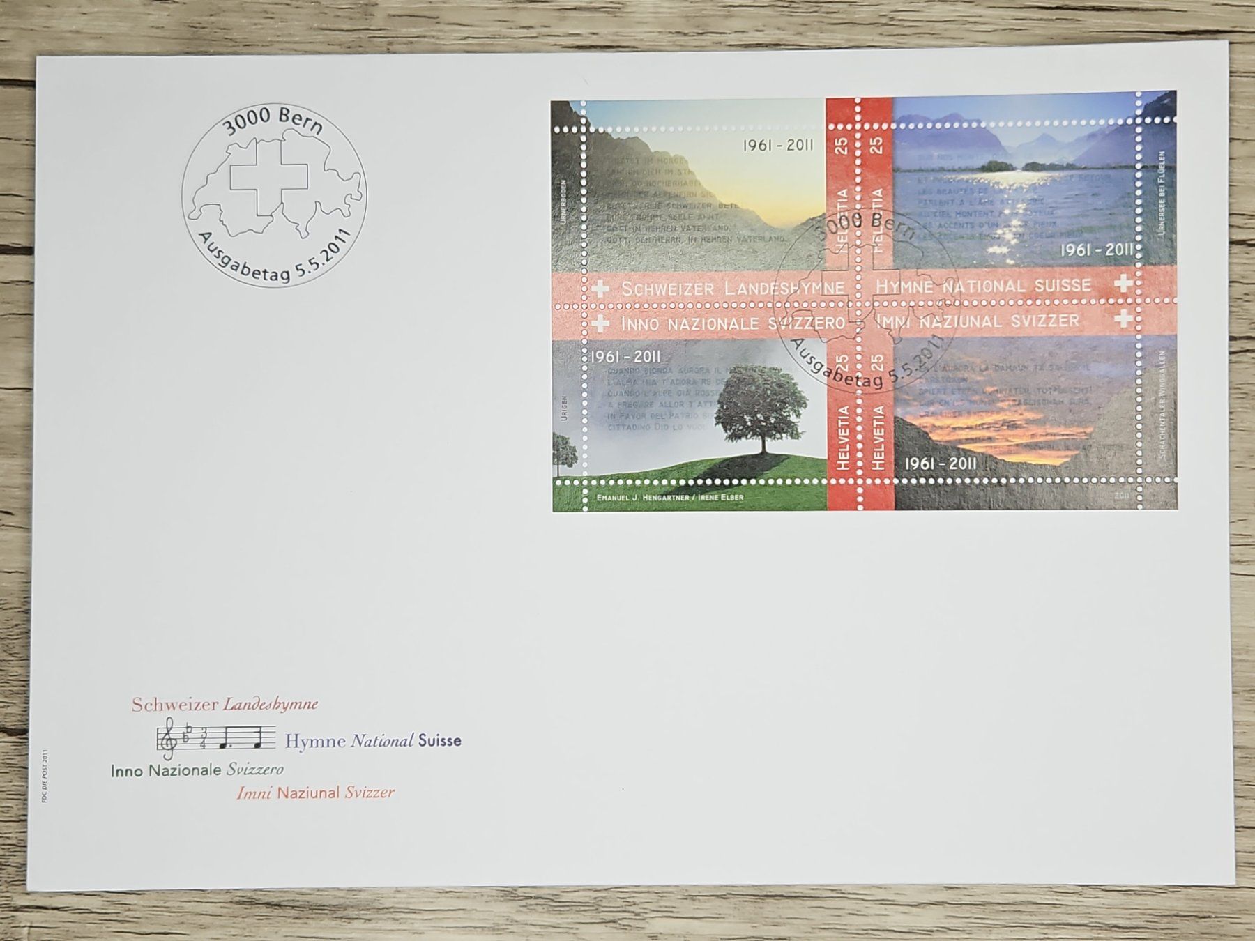Tutti i francobolli: CL04 Enveloppe + Timbre Suisse 2011 – Usato da Cousset venduto da Patrick_Collections