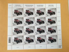 16x -.85 Briefmarken Frankatur Schweizer Automobile 2015