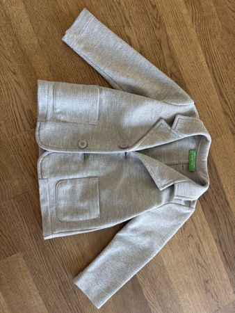 United Colors of Benetton Blazer grau Grösse 90 cm