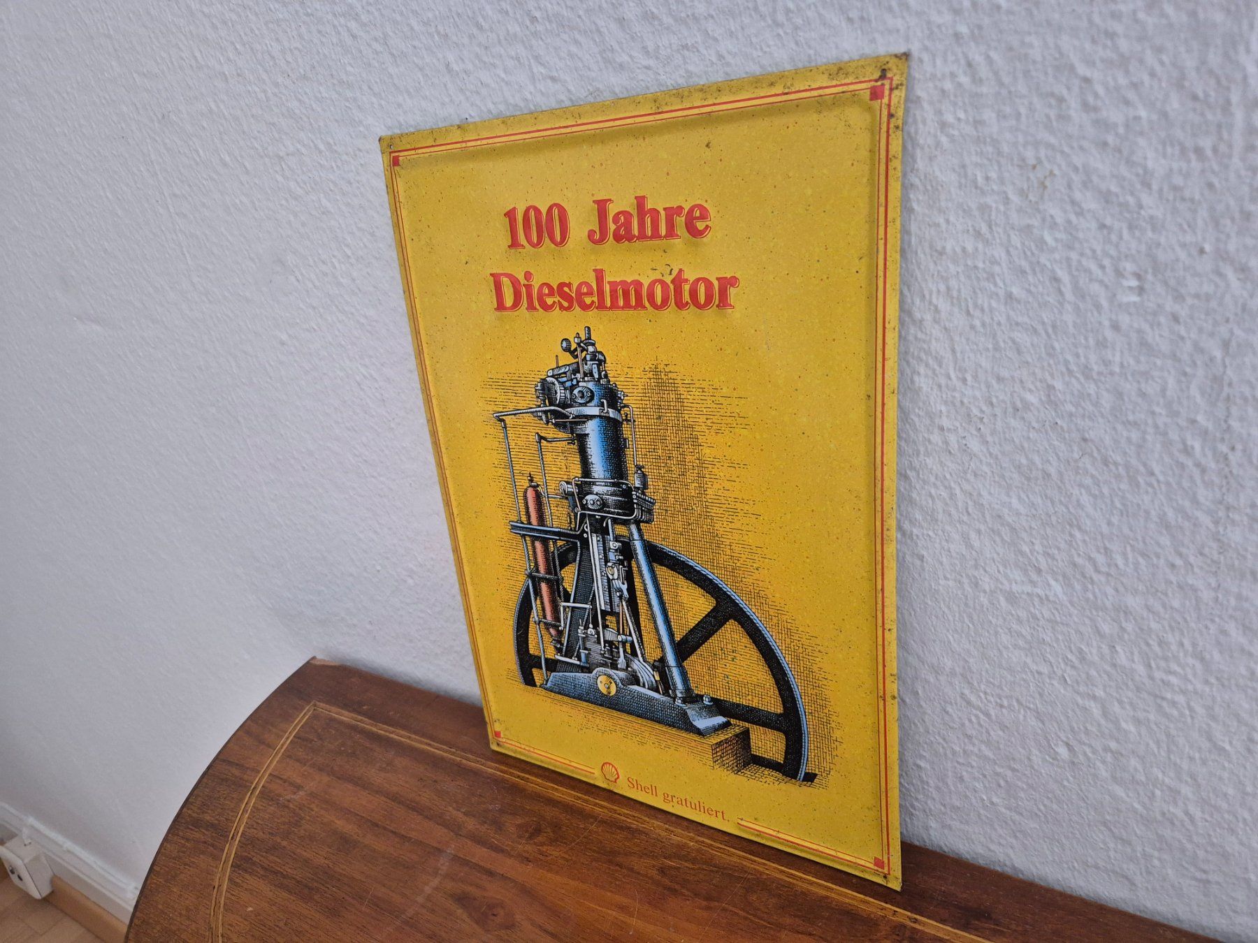 Shell Insegne: Blechschild Shell Tanksäule Dieselmotor Limitiert 1992 Blech – Usato da Neuhausen venduto da rraayy 4