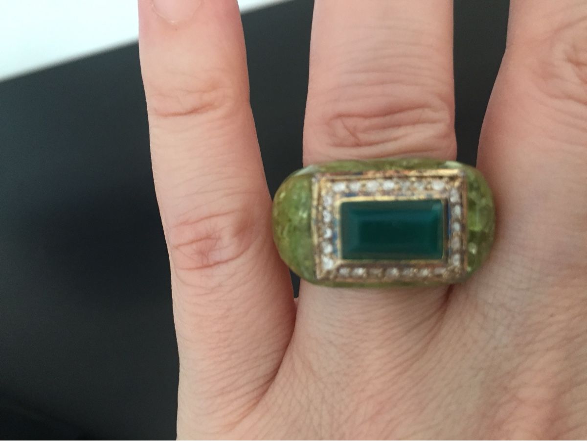 Ringe: REDUZIERT! Grun Ring damen – Neu (gemäss Beschreibung) aus Oberwil BL von Stellochkas 6