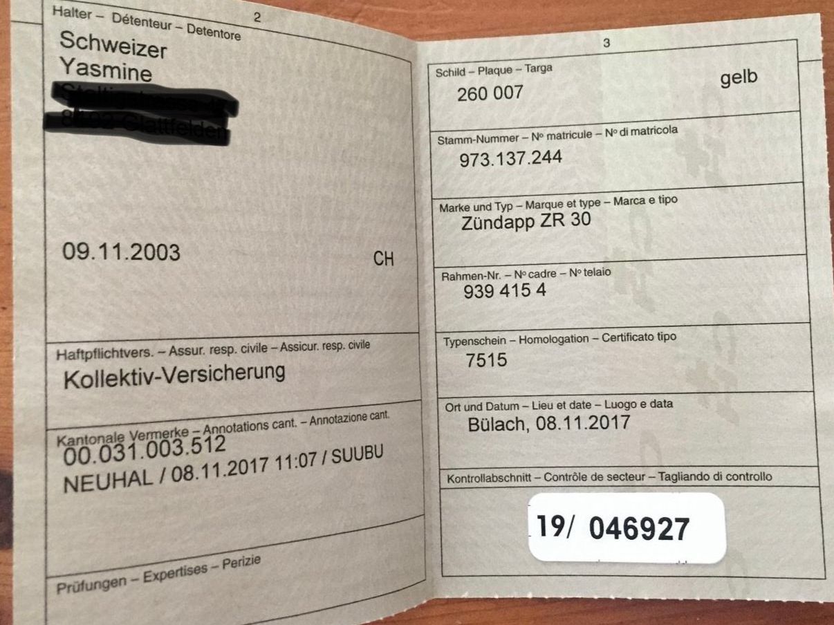 Zündapp Ciclomotori: Zündapp ZR 30 – Usato da Glattfelden venduto da Yasmine.11 4