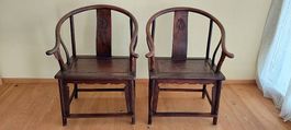 Chaises chinoises style ming