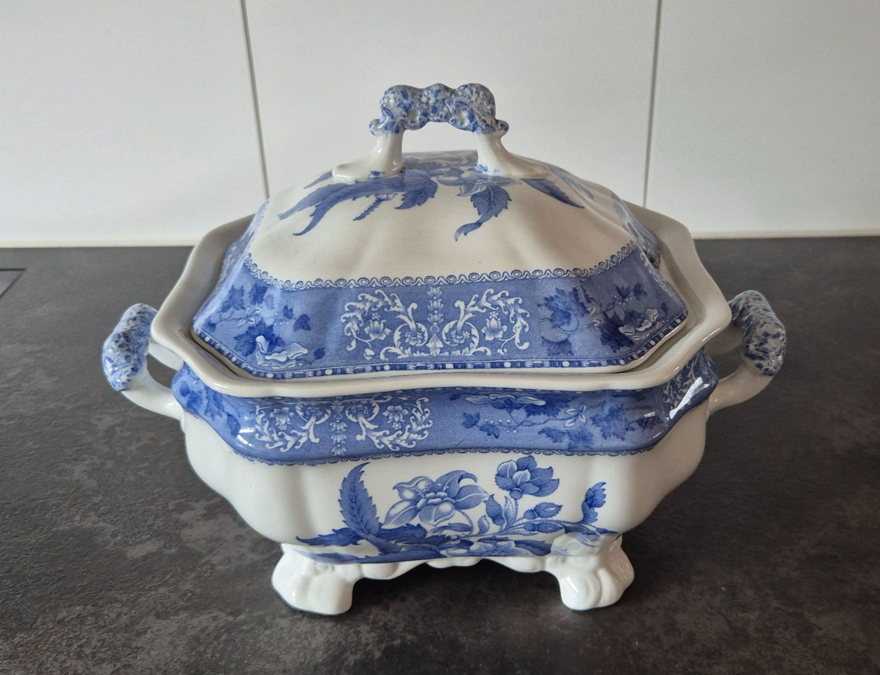 Spode Ciotole: Antike Terrine mit Deckel SpodeCamilla Copeland ca.1900-1920 – Usato da Weisslingen venduto da ajnosa56 3