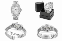 Automatik Herren Uhr  Saphirglas  Edelstahl – Datejust Stil