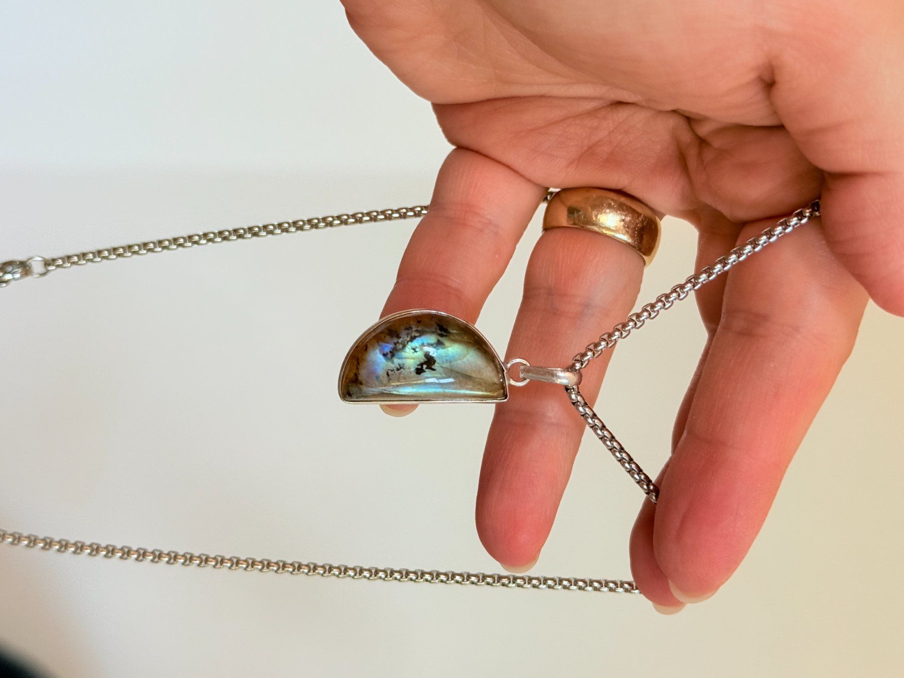 Catenine: Collier avec Labradorite – Nuovo e nell'imballaggio originale da Genève venduto da AWWA 9