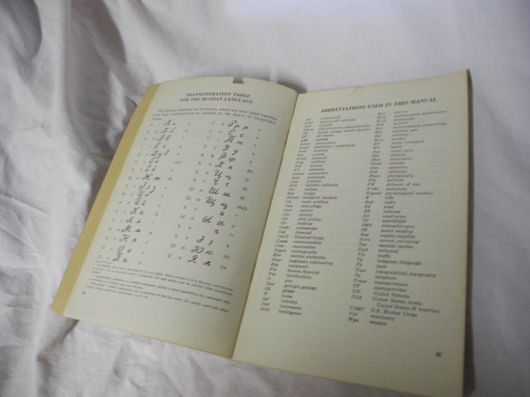 Libri: TM 30-546 ARMY TECHNICAL MANUEL U.S. ARMY SOVIET GLOSSARY (B – Usato da Gurtnellen venduto da Murmeli99 2