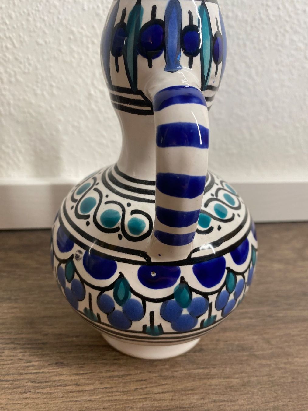 Vasi & Recipienti: Vase handbemalt blau hoch 17 cm – Usato da Pratteln venduto da a23_j2gs 4