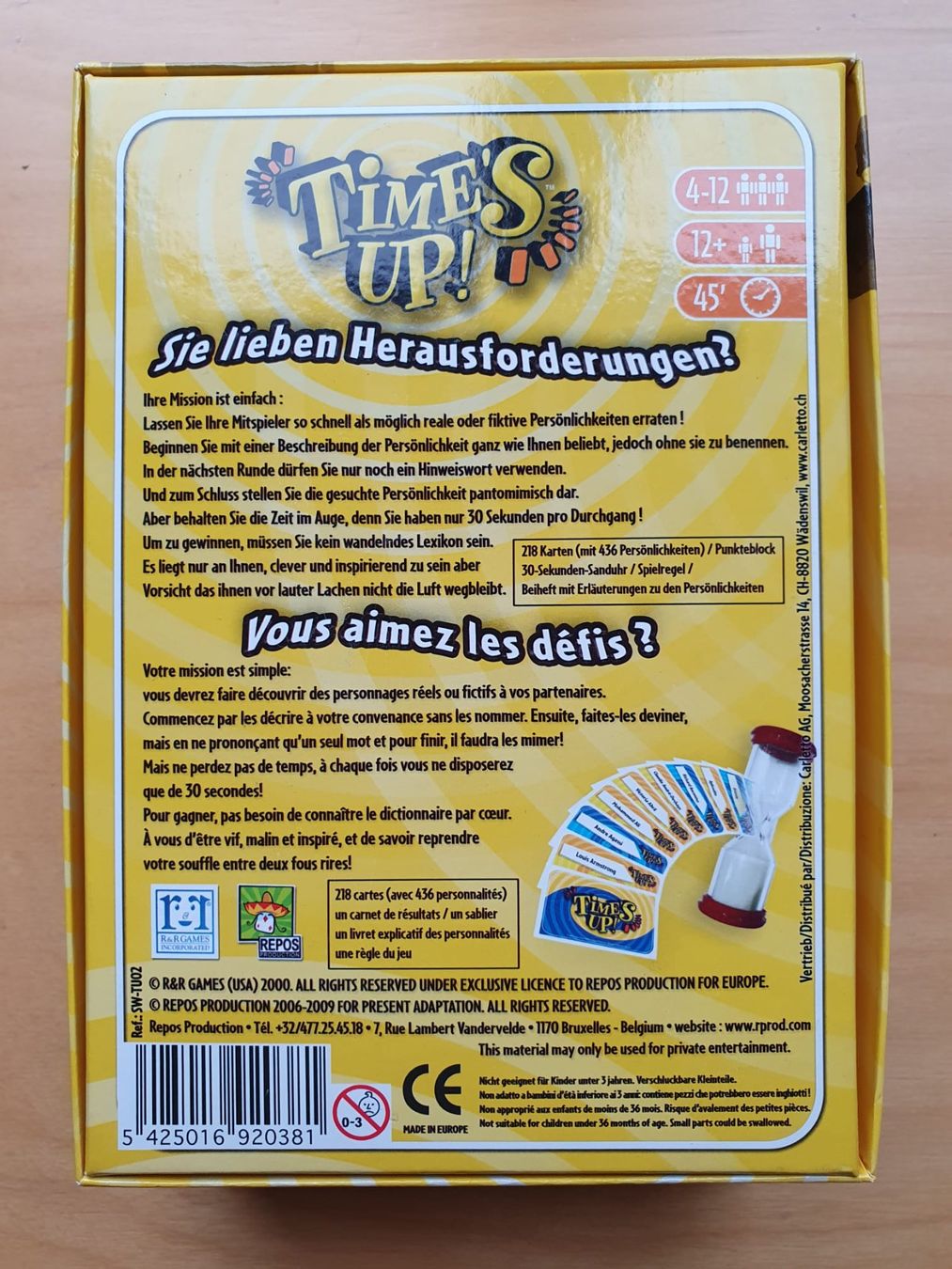 Spiele: Times up! – Neu und originalverpackt aus Allschwil von Jojina123 1