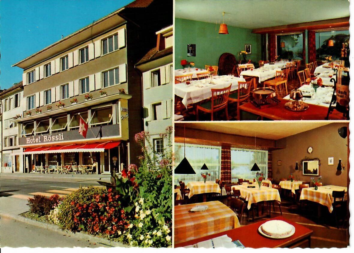 Cartoline postali: Hotel Restaurant Rössli Zug – Usato da Hochdorf venduto da Ziegel-16