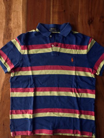 Polo Ralph Lauren Poloshirt gestreift, Grösse M, Custom Fit