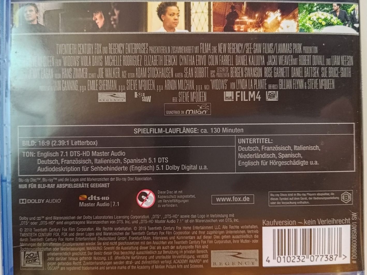 Tutti i DVDs: Widows – Tödliche Witwen – Usato da Liestal venduto da Kratzilla 3