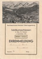 Ehrenmeldung Heu St. Johann 1934