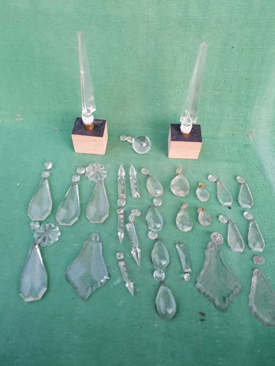 25 Kristall-Anhänger Für Kronleuchter – Tropfenform, 50 Mm Hoch, Transparent & Funkeln Im Licht