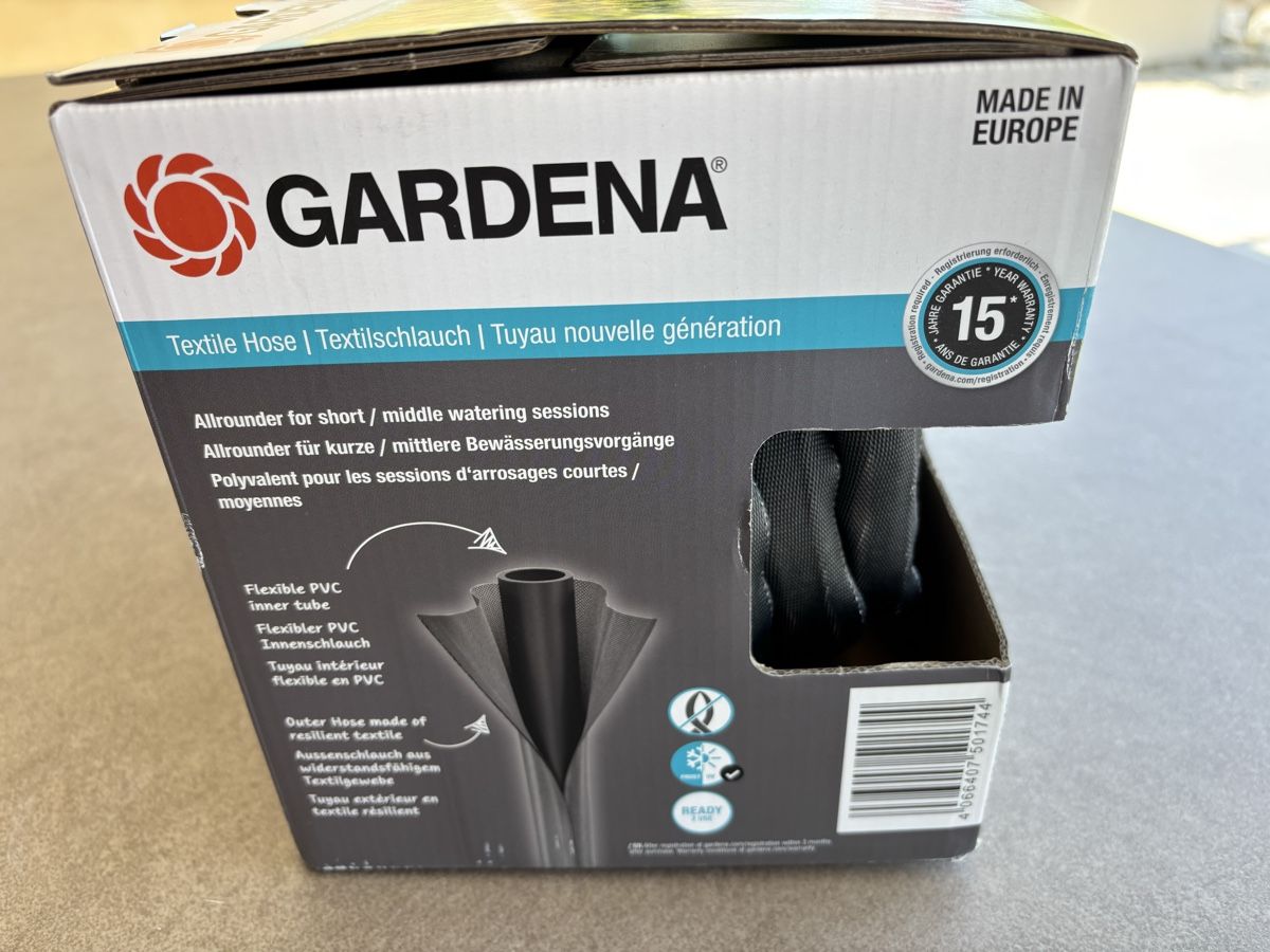 Gardena Tuyaux & tubes: Gartenschlauch Gardena 25 m Textilgewebe – Neuf avec emballage d'origine à Safenwil par sammelricadro 2