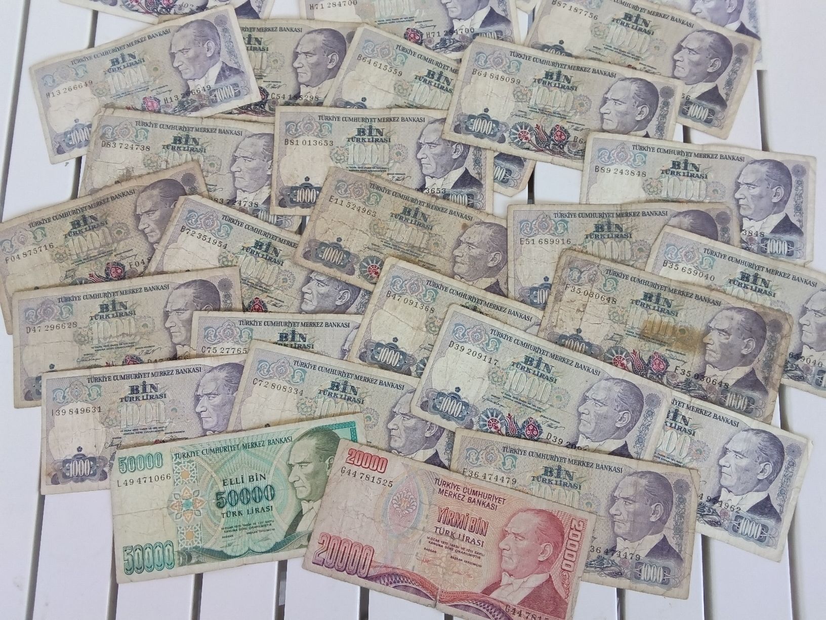 Banconote: 40 Lira Scheine Türkei 1970 – Usato da Feldbach venduto da carlotta111 3