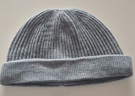 Only & Sons, graue Strickmuetze fuer den Winter – Neuwertig!