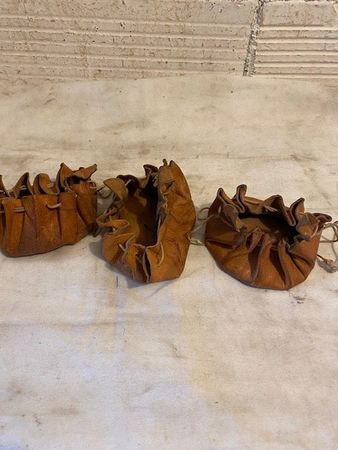 3 X LEDERBEUTEL  CH ARMEE