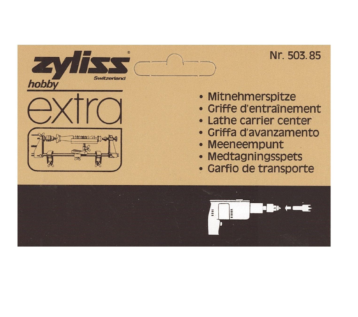 Zyliss Tutti gli attrezzi: Mitnehmerspitze, zum Holz-Drechseln – Nuovo e nell'imballaggio originale da Gasel venduto da CreaRex 4