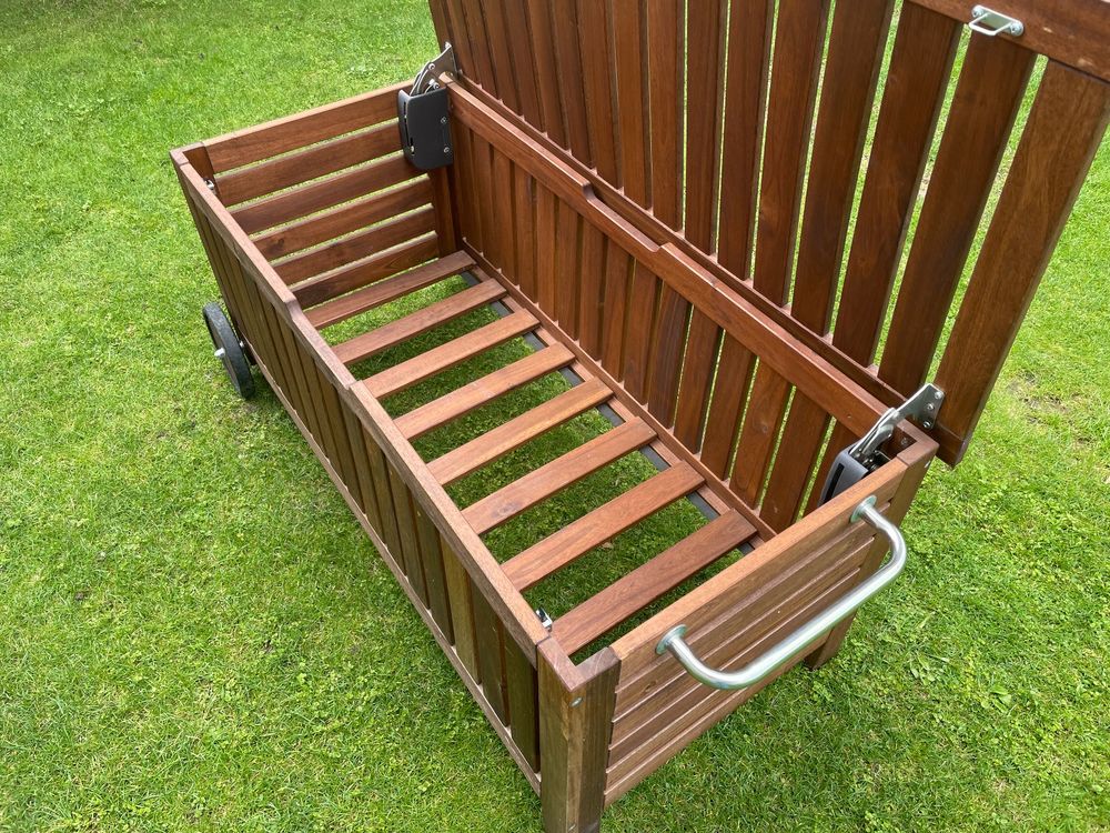 Garten Kiste / Box / Truhe von Ikea mit Räder und Henkel Kaufen auf
