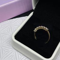 Moissanite-Diamant Ring, Silber 0.7 ct - Gr. 62