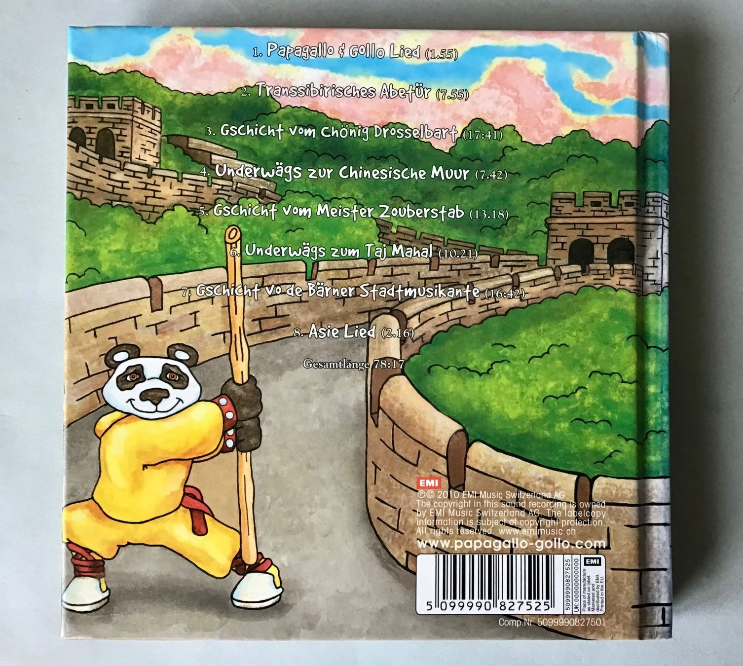 CD: Cd und Buch: PAPAGALLO & GOLLO in Asien – Usato da Bubendorf venduto da Alpenheidi 1