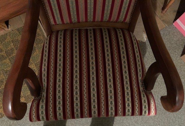 Chaises: Restaurierter, antiker Polsterstuhl aus Biedermeierzeit – D'occasion à Gundetswil par Egro100 2