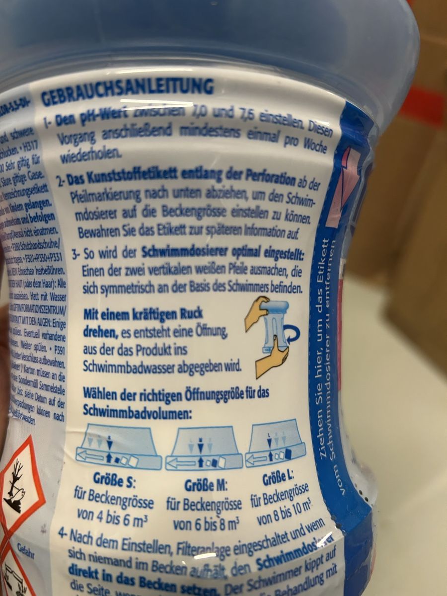 Piscine: Multifunktions Dosierer 350g - Pool Chemie – Nuovo (secondo la descrizione) da Tann venduto da iundsh 4
