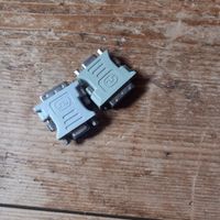 Adapter DVI auf VGA 2 Stk. Grau Konnektor