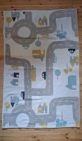 Kinder Spielteppich mit Strassen Muster 100% Baumwolle
