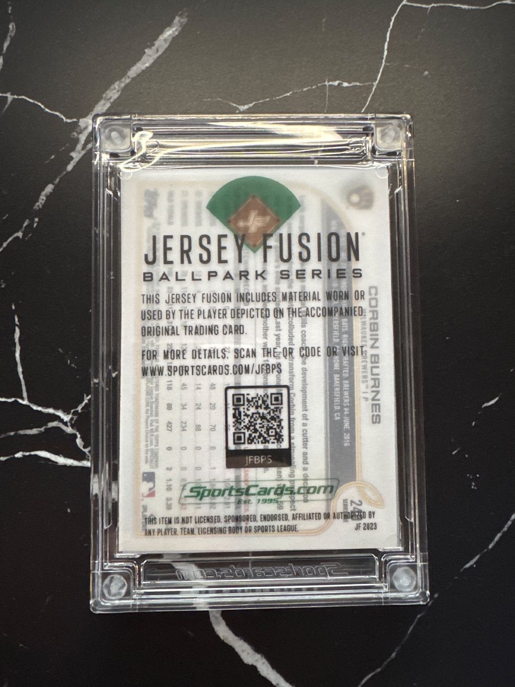 Topps Carte collezionabili: Corbin Burnes Triple Patch Jersey Fusion 78/99 – Usato da Crans-Montana venduto da sta_9srp 1