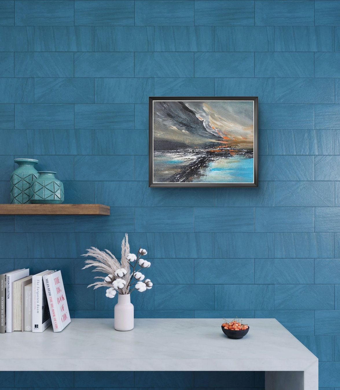 Dipinti: Landschaft mit Texturen 30x20cm – Nuovo e nell'imballaggio originale da Beinwil am See venduto da Superchance 4