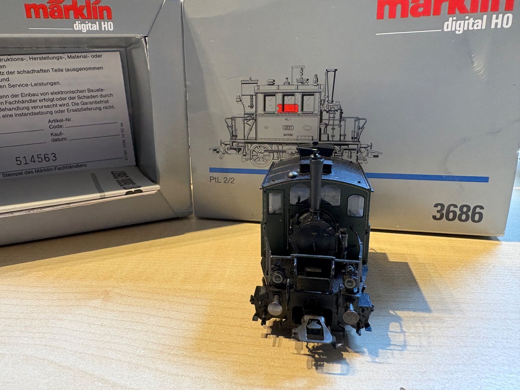 Märklin Trains électriques: Maerklin 3686 Ptl2/2  !!Lire le descriptif !! – Neuf avec emballage d'origine à Corcelles Payerne par Pierre66 1