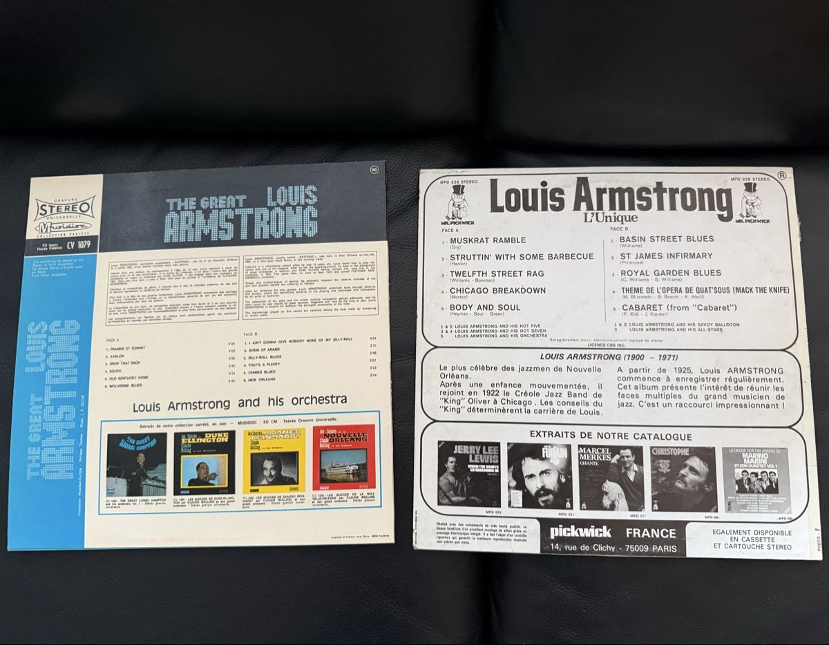 Dischi in vinile: Louis Armstrong LPs 2er Set Jazz Schallplatten – Usato da Goldach venduto da Donpancho 1