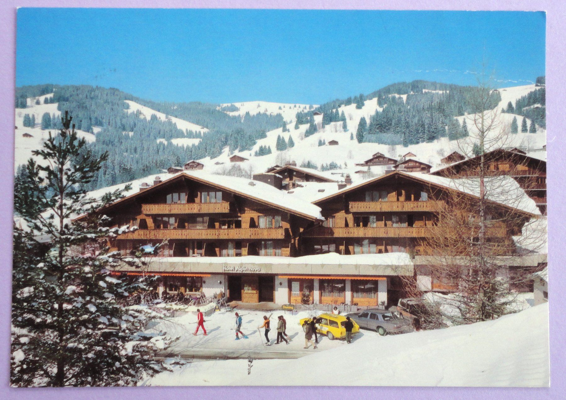 Cartoline postali: Hotel Alpin nova, Schönried/Gstaad – Usato da Fétigny venduto da Billy2miny