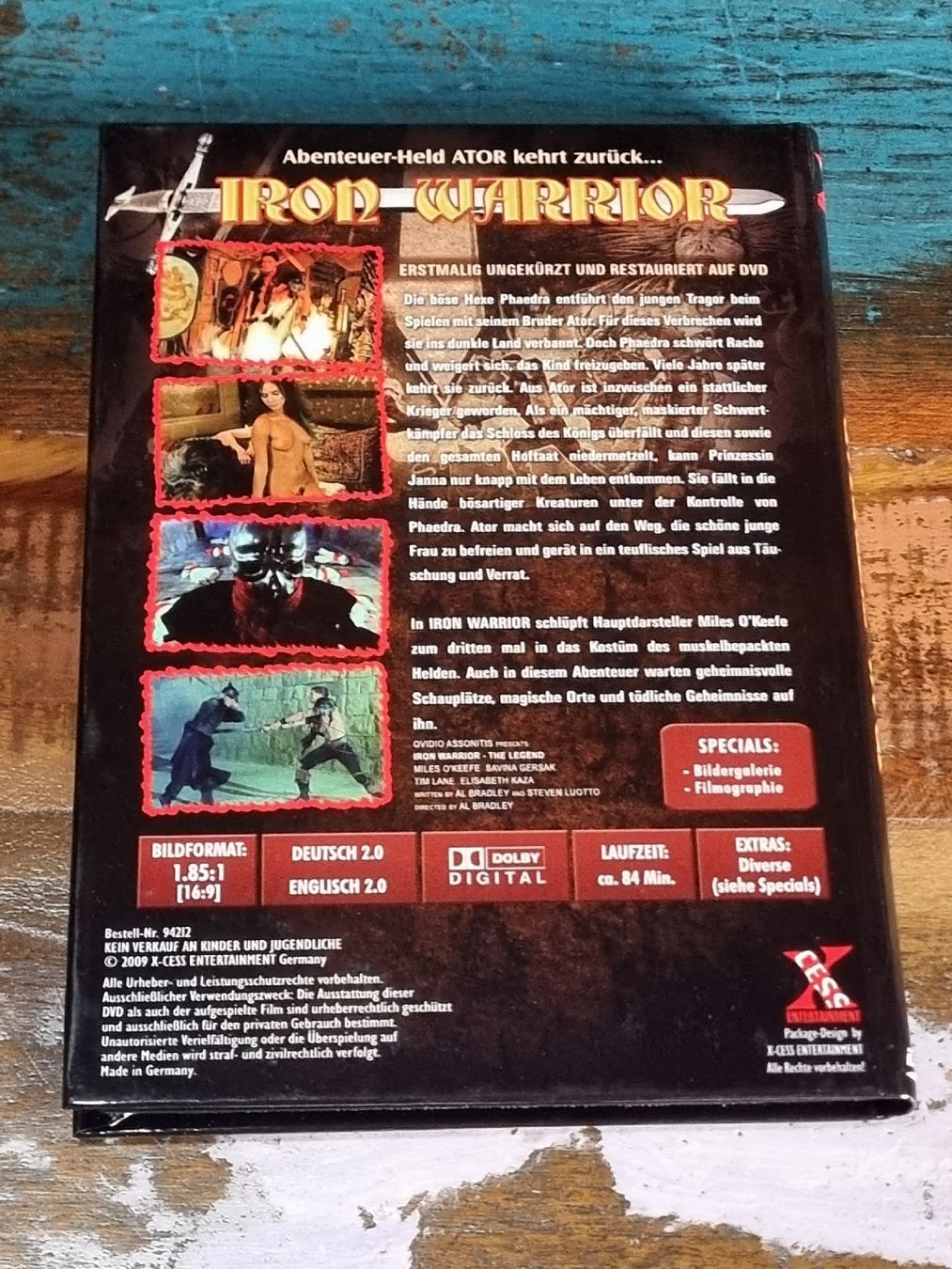 Tutti i DVDs: Iron Warrior, DVD Hartbox, Fantasy – Usato da Winterthur venduto da Belzarek 1
