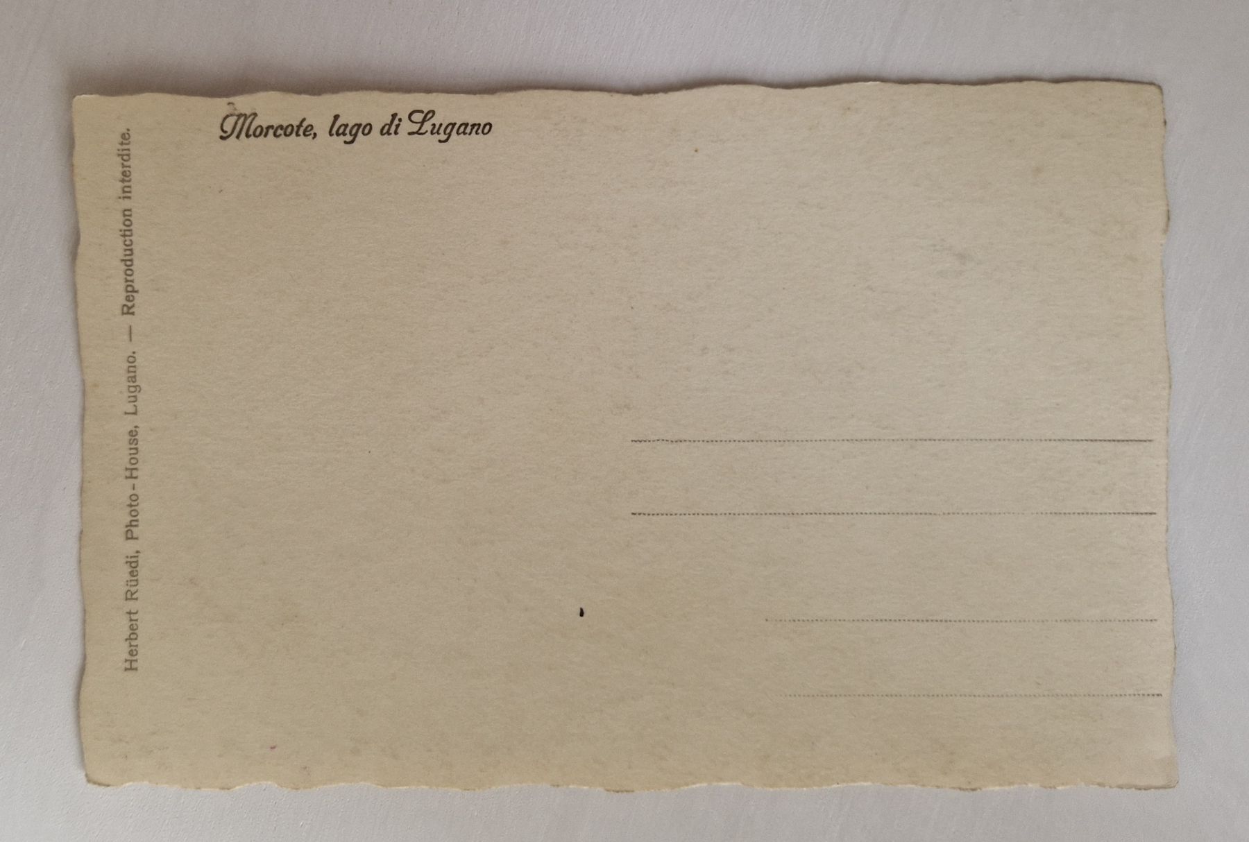 Cartoline postali: Morcote – Usato da Ebikon venduto da Donar50 1