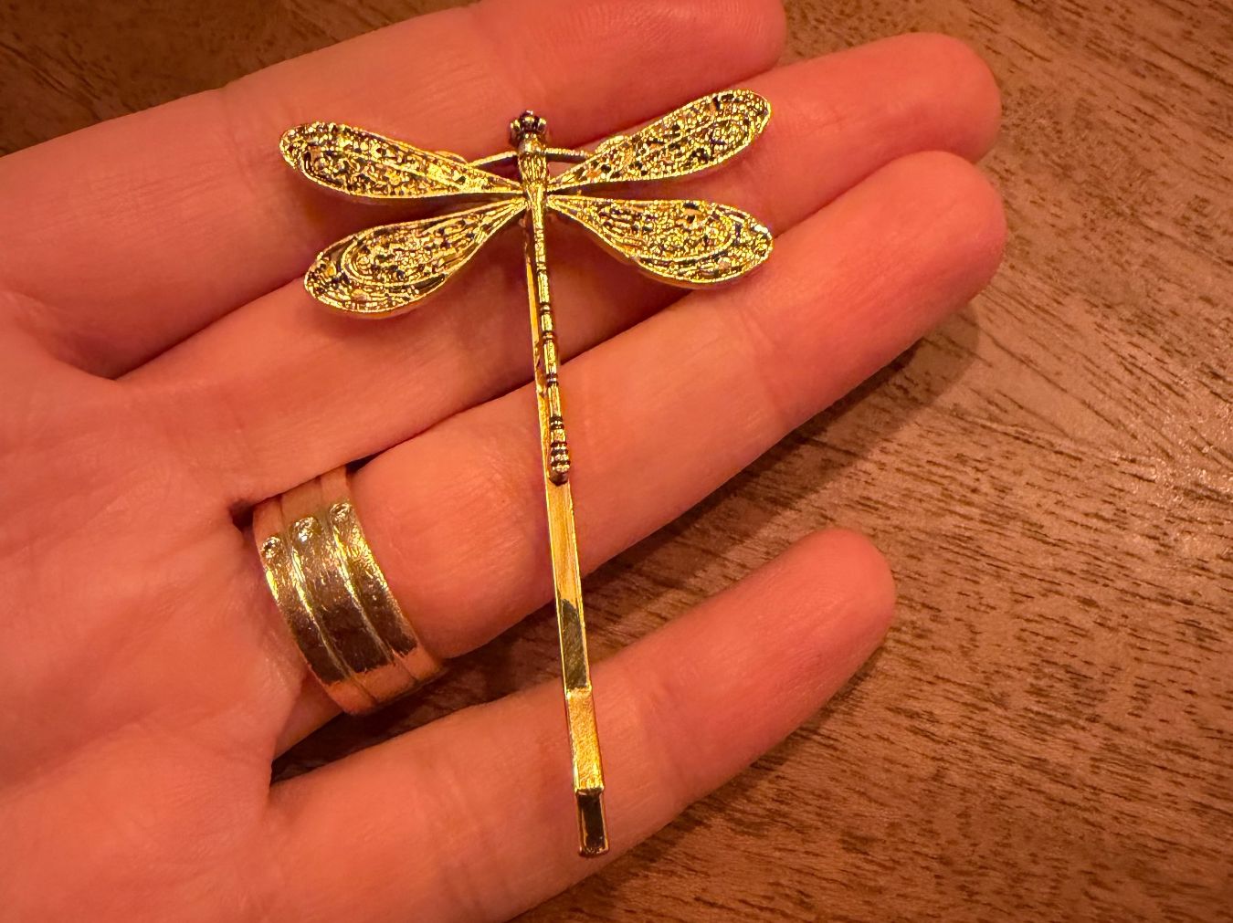 Accessori per capelli: Goldene Libelle Haarspange – Nuovo (secondo la descrizione) da Gams venduto da Mariawicca 4