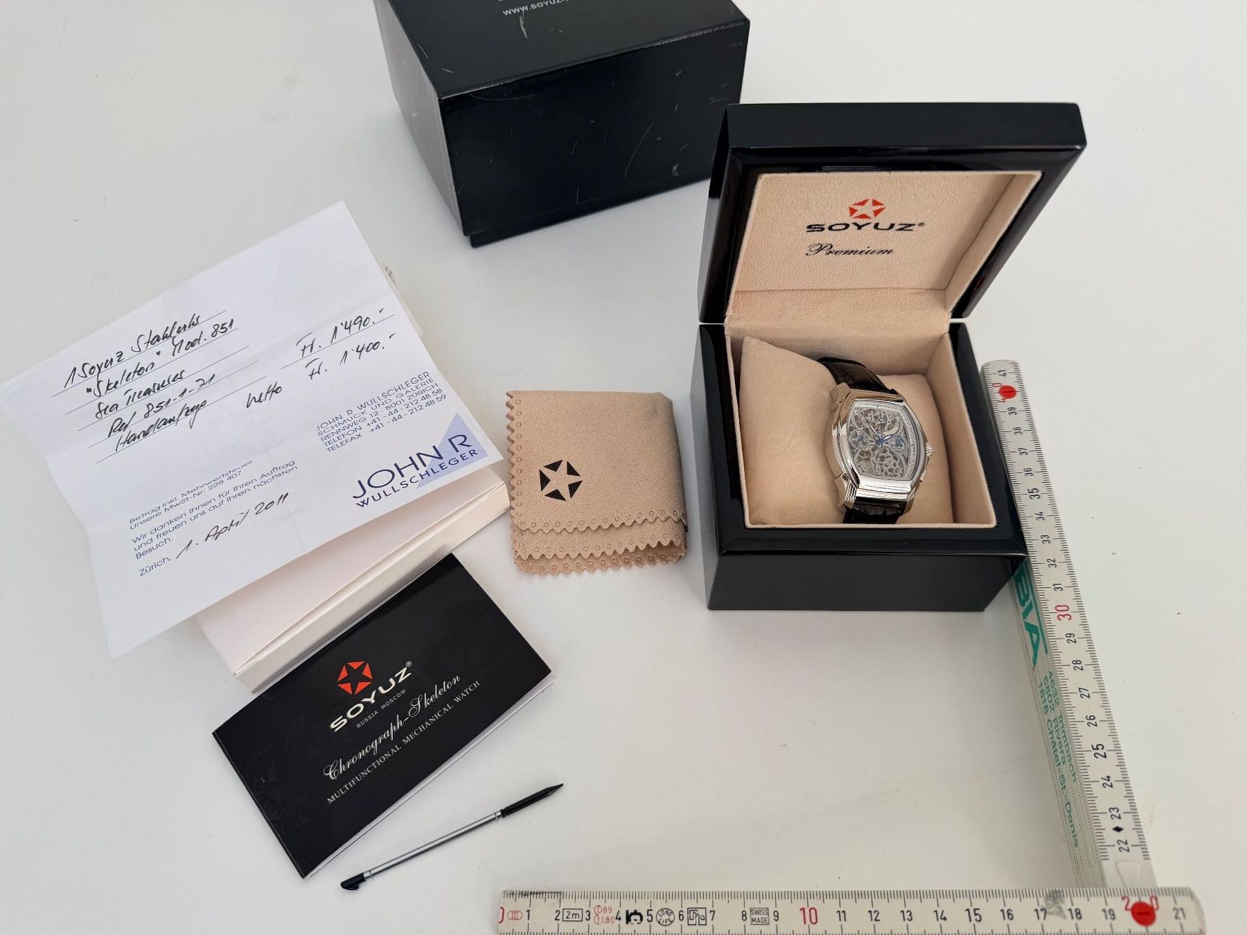 Orologi: Uhr Chronograph mechanisch – Nuovo e nell'imballaggio originale da Wettingen venduto da jo_walters 1