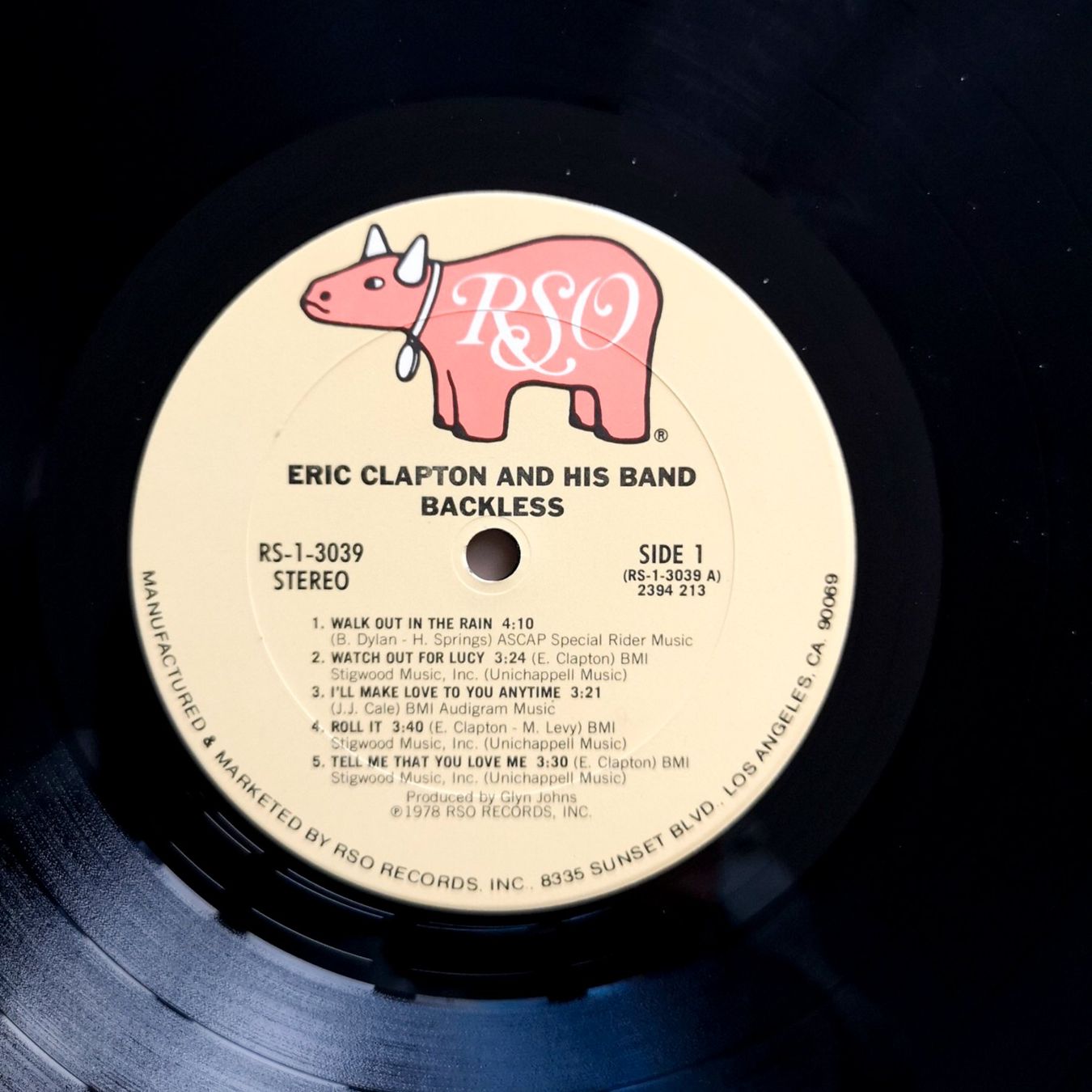Dischi in vinile: Eric Clapton - Backless (LP Bluesrock 1978) – Usato da Sargans venduto da Botanico 5