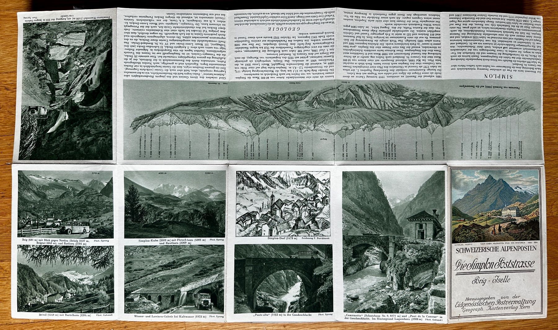 Cartine & Atlanti: Schweizerische Alpenposten: Die Simplon Poststrasse – Usato da Zürich venduto da allp 2