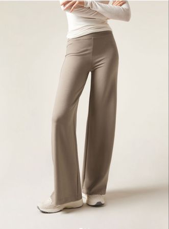 New CALZEDONIA Wide Leg Hose Beige L