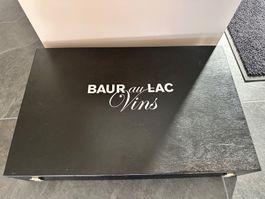 Edle Wein-Geschenkbox von Baur au Lac Vins mit 6 Rotweinen
