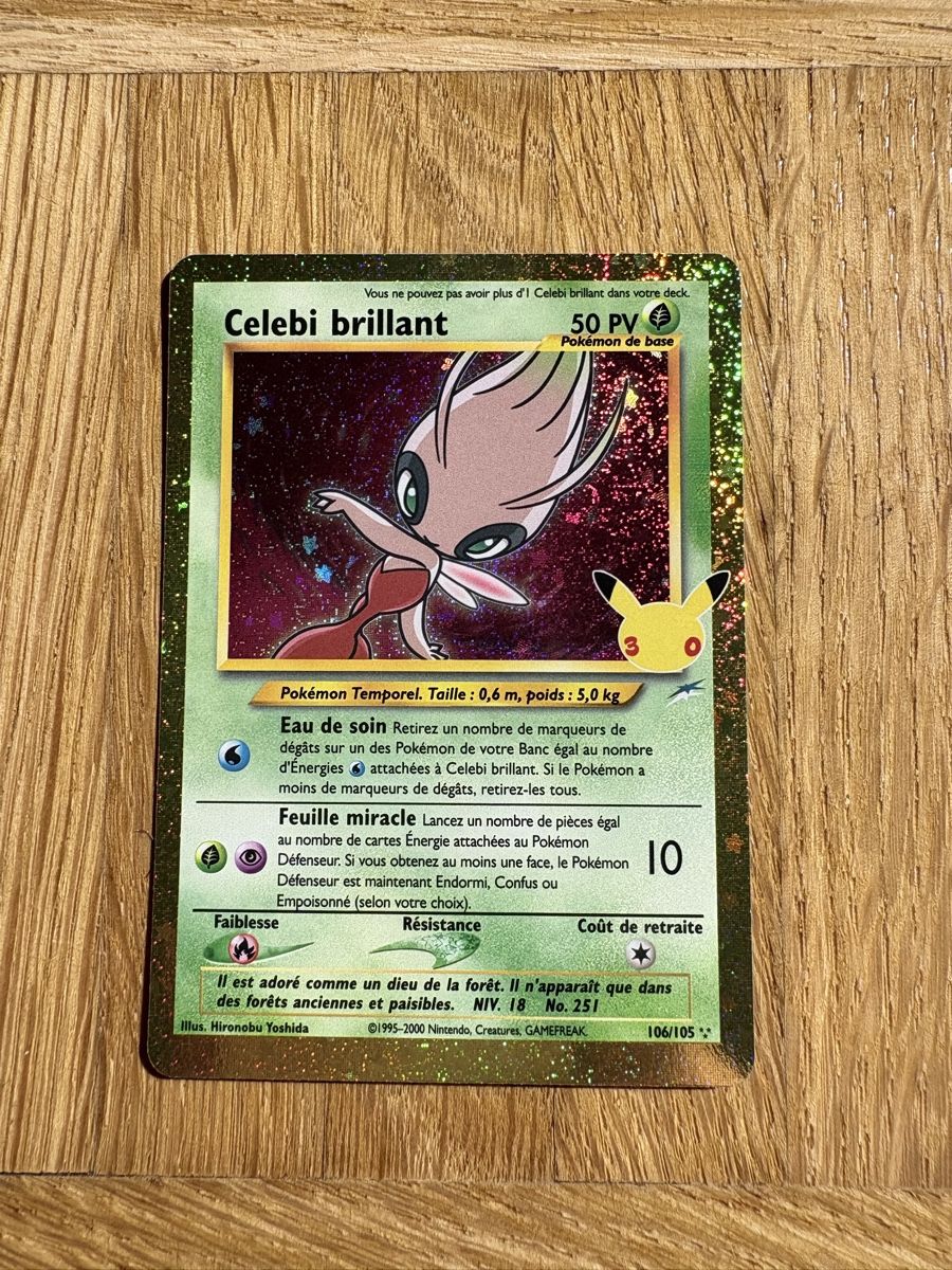 Pokémon Sammelbilder & Trading cards: Celebi brillant  – Neu (gemäss Beschreibung) aus Hauterive NE von bur_8xqg