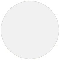 Protecteur de table mat Ø 100 cm 1,6 mm PVC