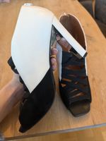 Elegant United Nude heels, black & white, size 40